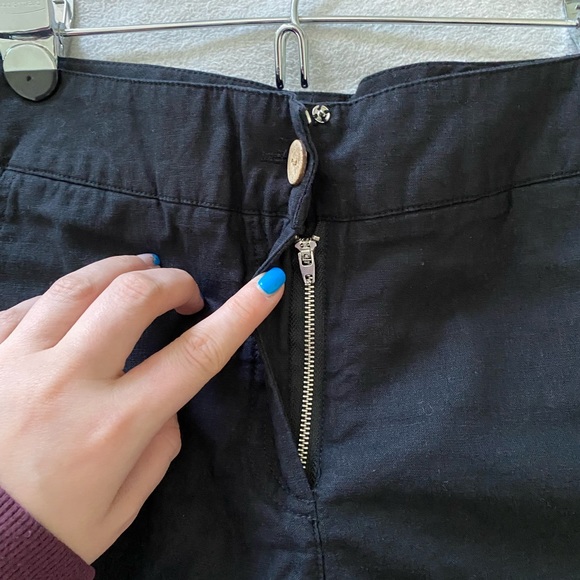 Venus Black Shorts with White Ruffle Edges - Picture 3 of 6